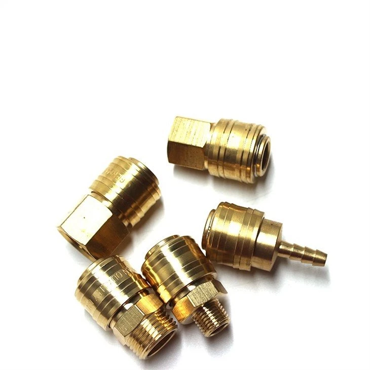 Brass hose to hose connector-2
