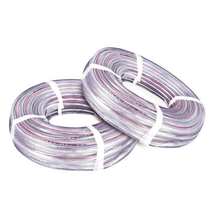 pvc tube hose cover reinforce with polyester yarn-4