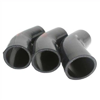 Кованый силиконовый шланг 45 градусов