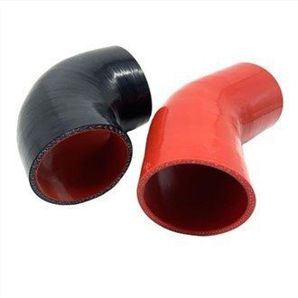 Угловой шланг с внутренним диаметром 63 мм из силикона